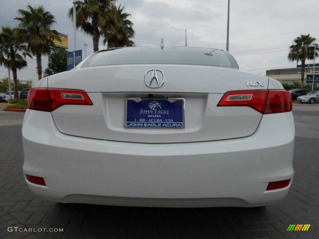 2013 ILX 2.0L Technology - Bellanova White Pearl / Ebony photo #6