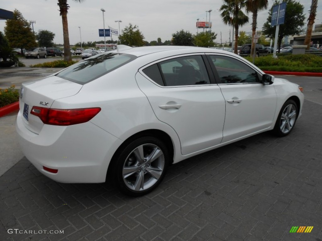 2013 ILX 2.0L Technology - Bellanova White Pearl / Ebony photo #7