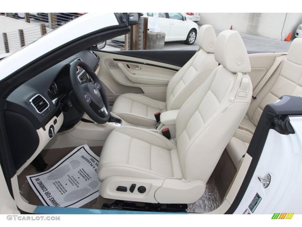 Cornsilk Beige Interior 2013 Volkswagen Eos Lux Photo #71937405