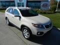 2012 White Sand Beige Kia Sorento LX  photo #1