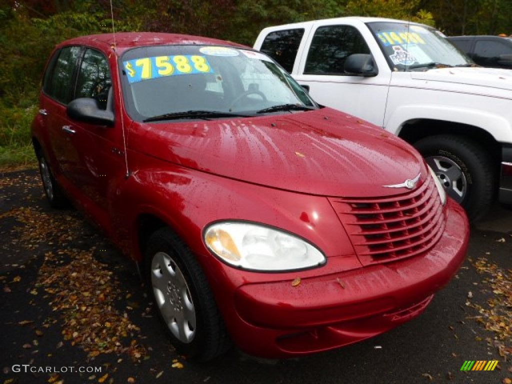 2005 PT Cruiser  - Inferno Red Crystal Pearl / Dark Slate Gray photo #1