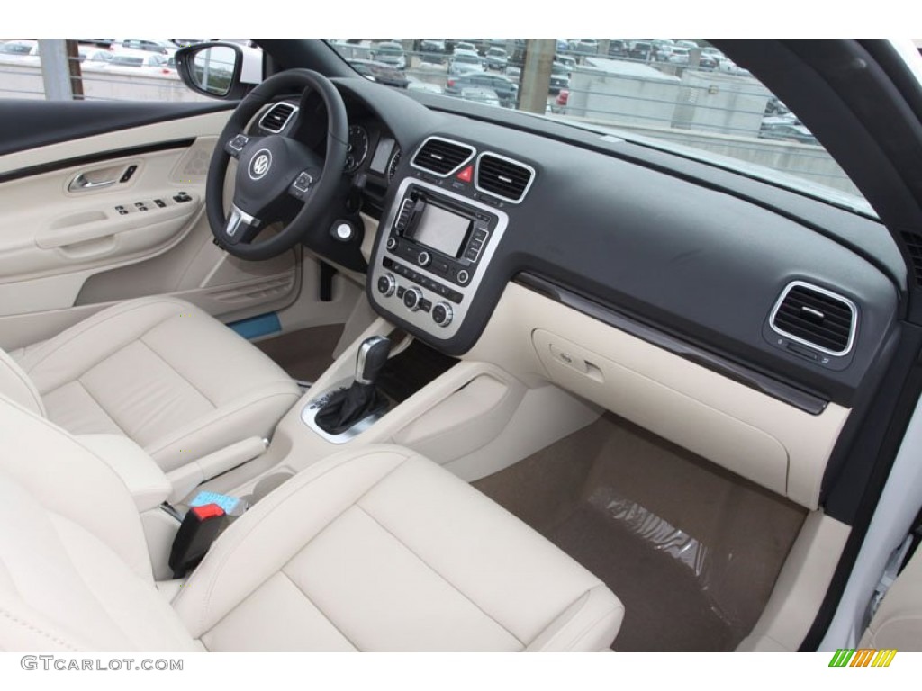 Cornsilk Beige Interior 2013 Volkswagen Eos Lux Photo #71937627