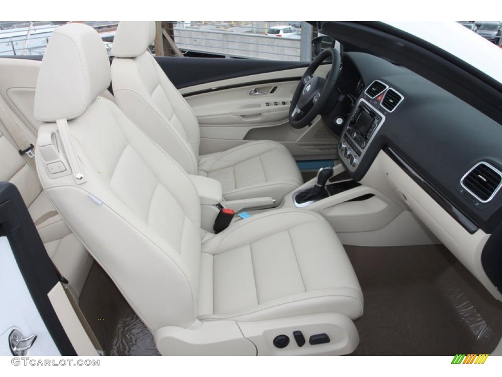 Cornsilk Beige Interior 2013 Volkswagen Eos Lux Photo #71937648