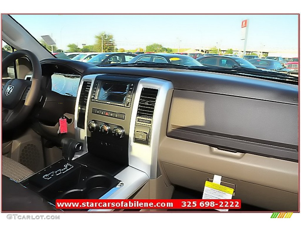 2012 Ram 1500 Lone Star Quad Cab - Bright White / Light Pebble Beige/Bark Brown photo #24