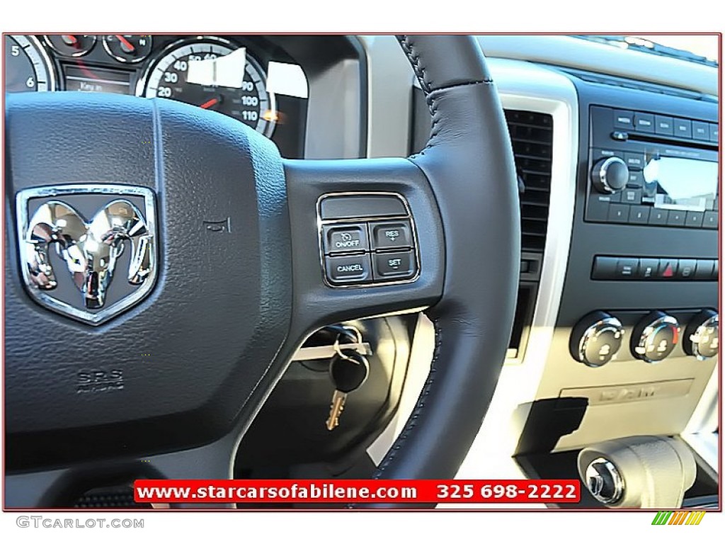 2012 Ram 1500 Lone Star Crew Cab - Bright Silver Metallic / Dark Slate Gray/Medium Graystone photo #16