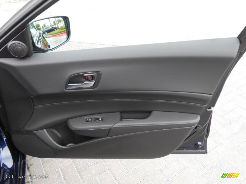 2013 Acura ILX 2.4L Ebony Door Panel Photo #71938734