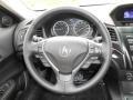 2013 Acura ILX Ebony Interior Steering Wheel Photo