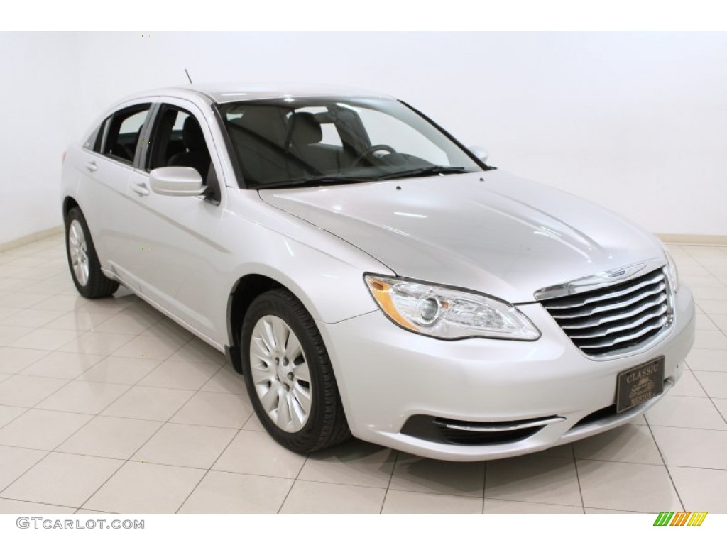 2012 200 LX Sedan - Bright Silver Metallic / Black photo #1