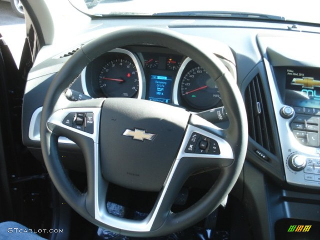 2013 Equinox LT AWD - Black Granite Metallic / Jet Black photo #18