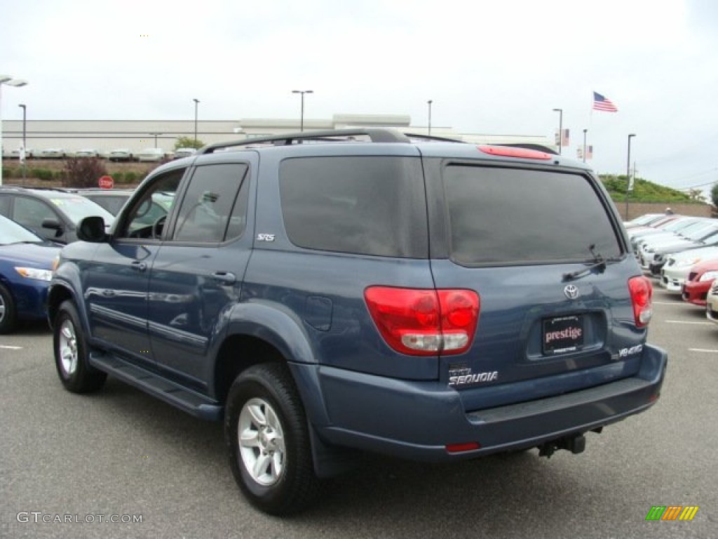 2007 Sequoia SR5 4WD - Bluesteel Mica / Taupe photo #4