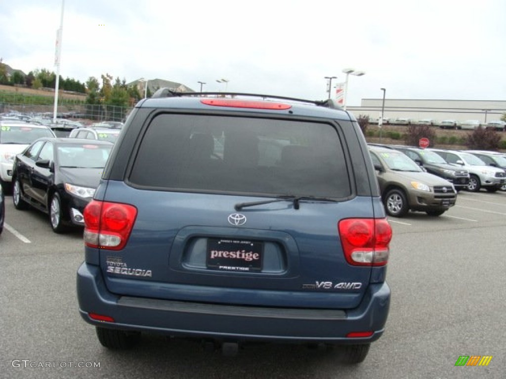 2007 Sequoia SR5 4WD - Bluesteel Mica / Taupe photo #5