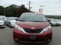 2012 Salsa Red Pearl Toyota Sienna LE AWD  photo #2