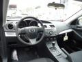 Black 2013 Mazda MAZDA3 i Touring 5 Door Interior Color