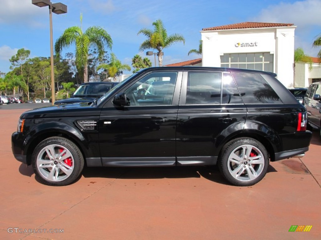 Santorini Black 2013 Land Rover Range Rover Sport Supercharged Exterior Photo #71942137