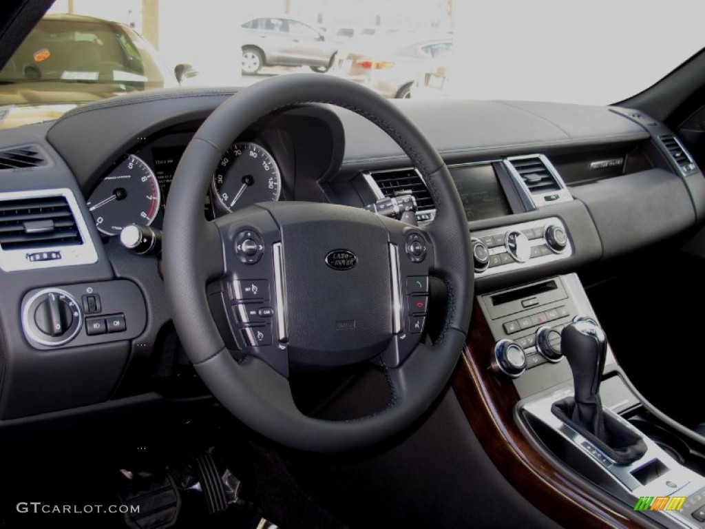 2013 Land Rover Range Rover Sport Supercharged Ebony Dashboard Photo #71942257