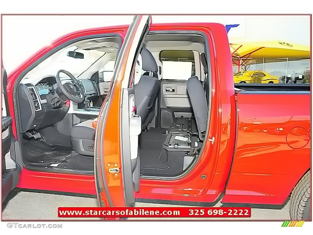 2012 Ram 1500 Lone Star Quad Cab - Flame Red / Dark Slate Gray/Medium Graystone photo #19