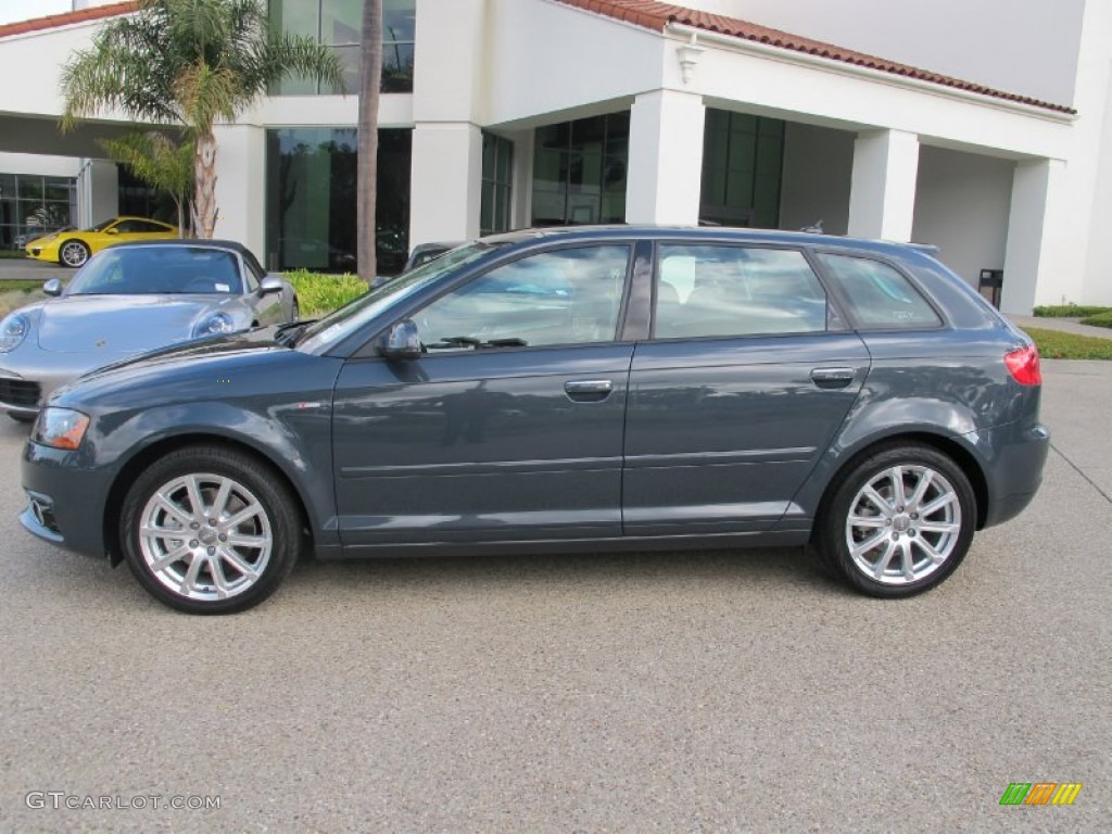 Meteor Gray Pearl Effect 2013 Audi A3 2.0 TFSI Exterior Photo #71942920