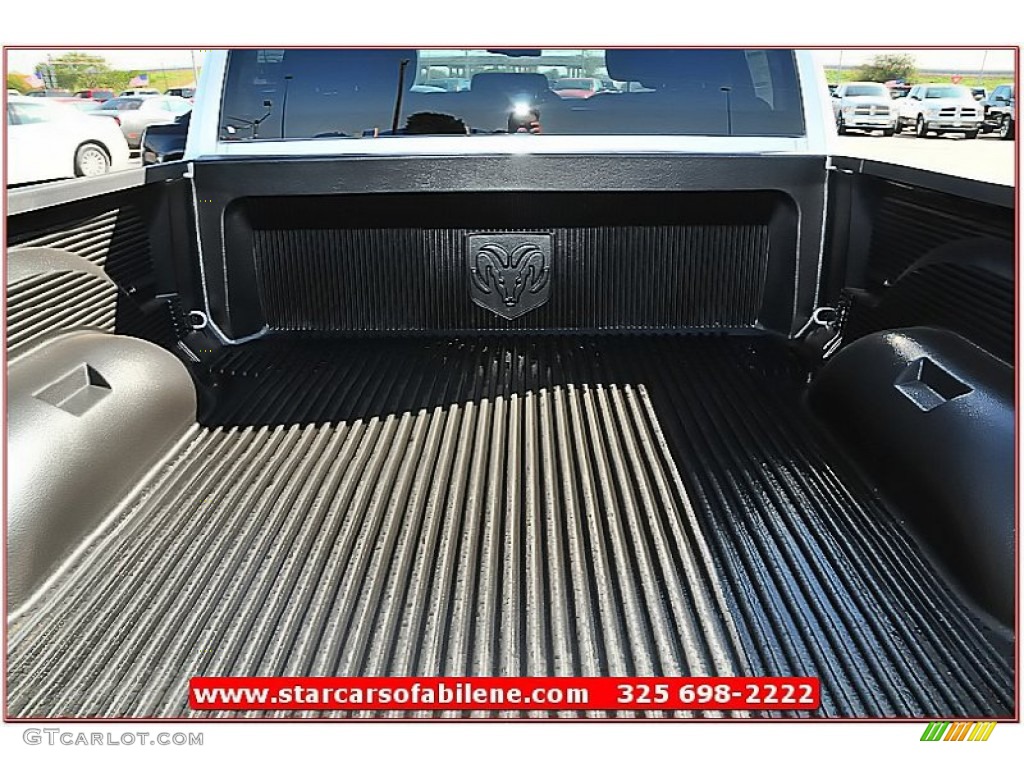 2012 Ram 1500 Express Quad Cab - Bright Silver Metallic / Dark Slate Gray/Medium Graystone photo #6
