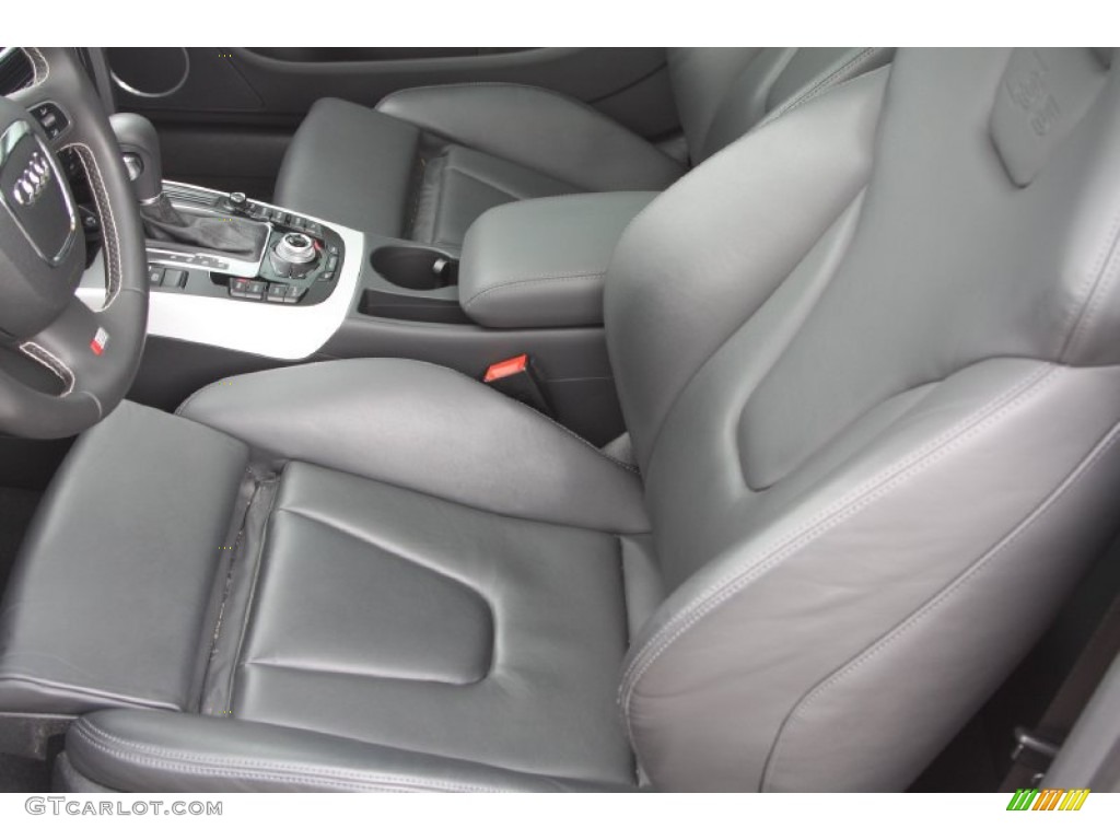 Black Silk Nappa Leather Interior 2011 Audi S5 4.2 FSI quattro Coupe Photo #71943097