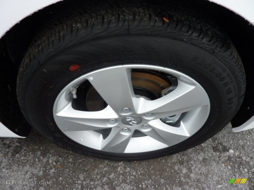 2013 Elantra GLS - Shimmering White / Beige photo #9