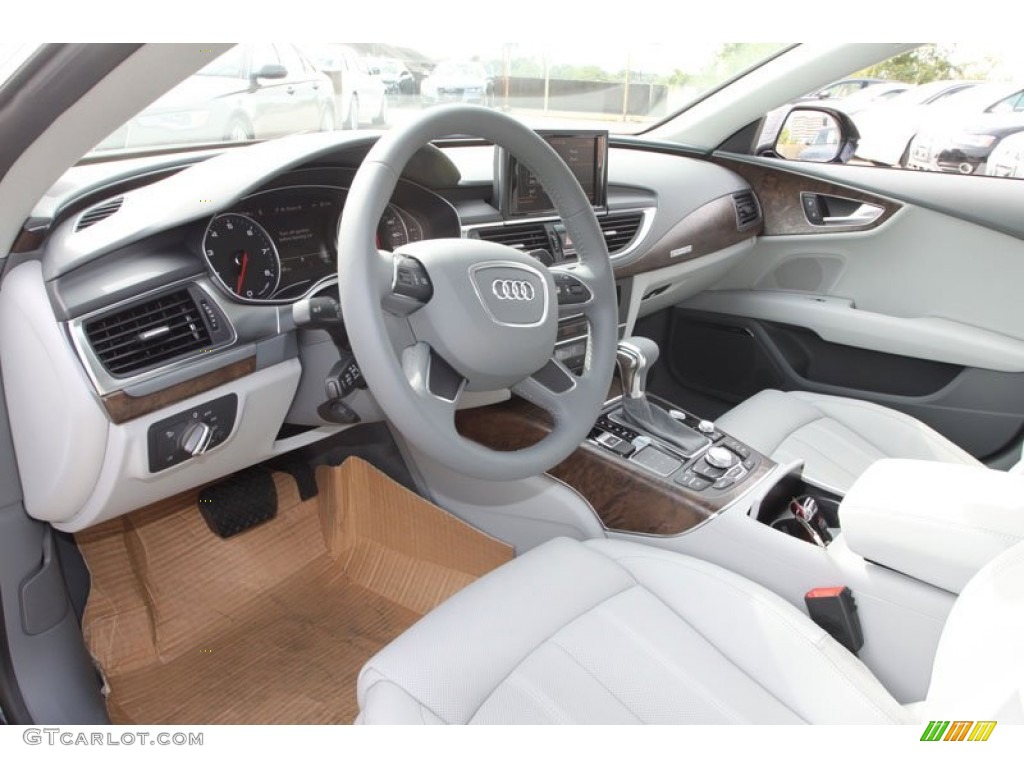Titanium Gray Interior 2013 Audi A7 3.0T quattro Prestige Photo #71944414