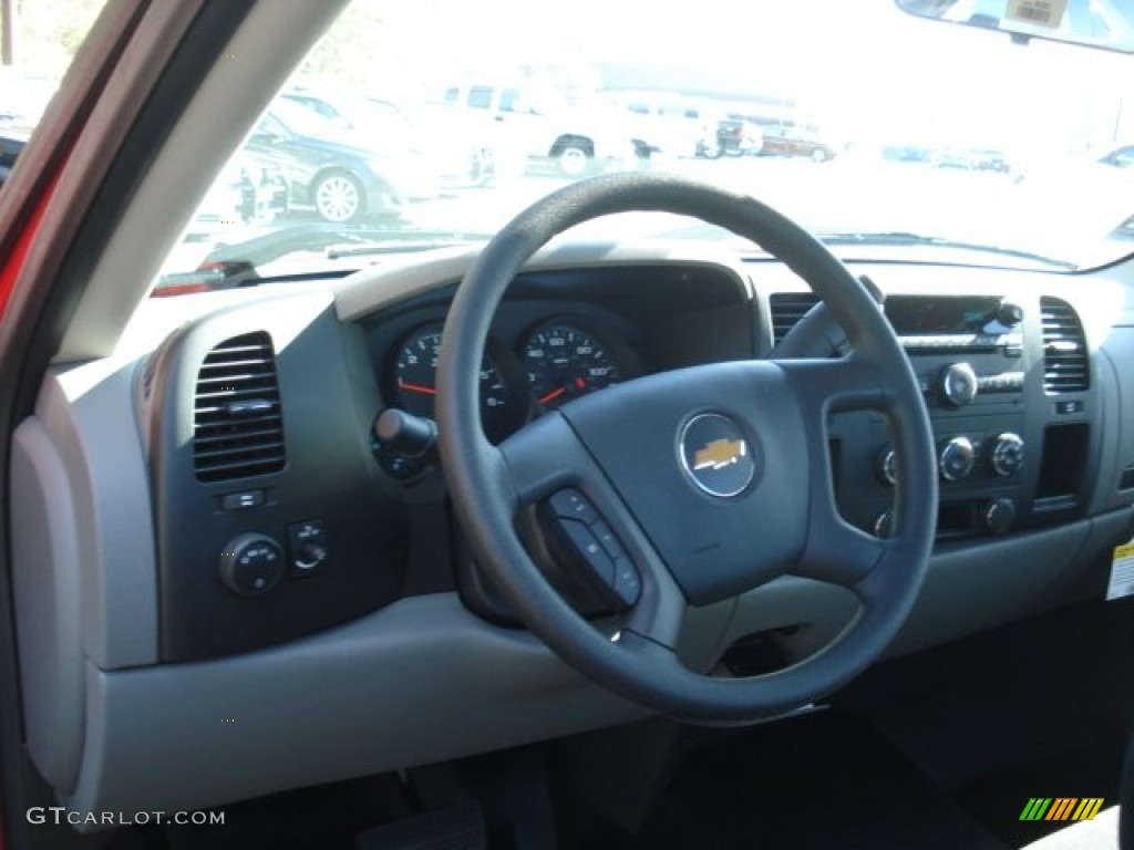 2013 Silverado 1500 Work Truck Regular Cab - Victory Red / Dark Titanium photo #10