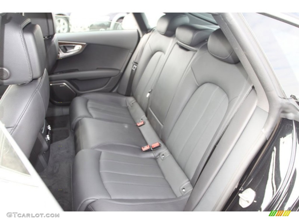 2013 Audi A7 3.0T quattro Prestige Rear Seat Photo #71945978