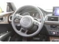 Black 2013 Audi A7 3.0T quattro Prestige Steering Wheel