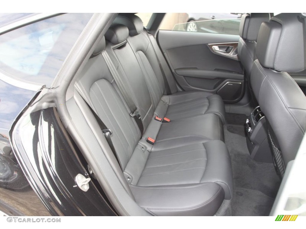 Black Interior 2013 Audi A7 3.0T quattro Prestige Photo #71946249