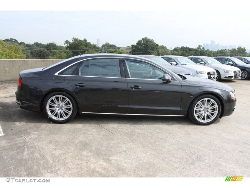 Oolong Grey Metallic 2013 Audi A8 L 4.0T quattro Exterior Photo #71946579