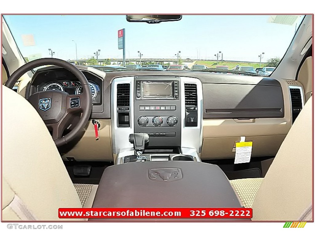 2012 Ram 1500 Lone Star Quad Cab - Deep Cherry Red Crystal Pearl / Light Pebble Beige/Bark Brown photo #26