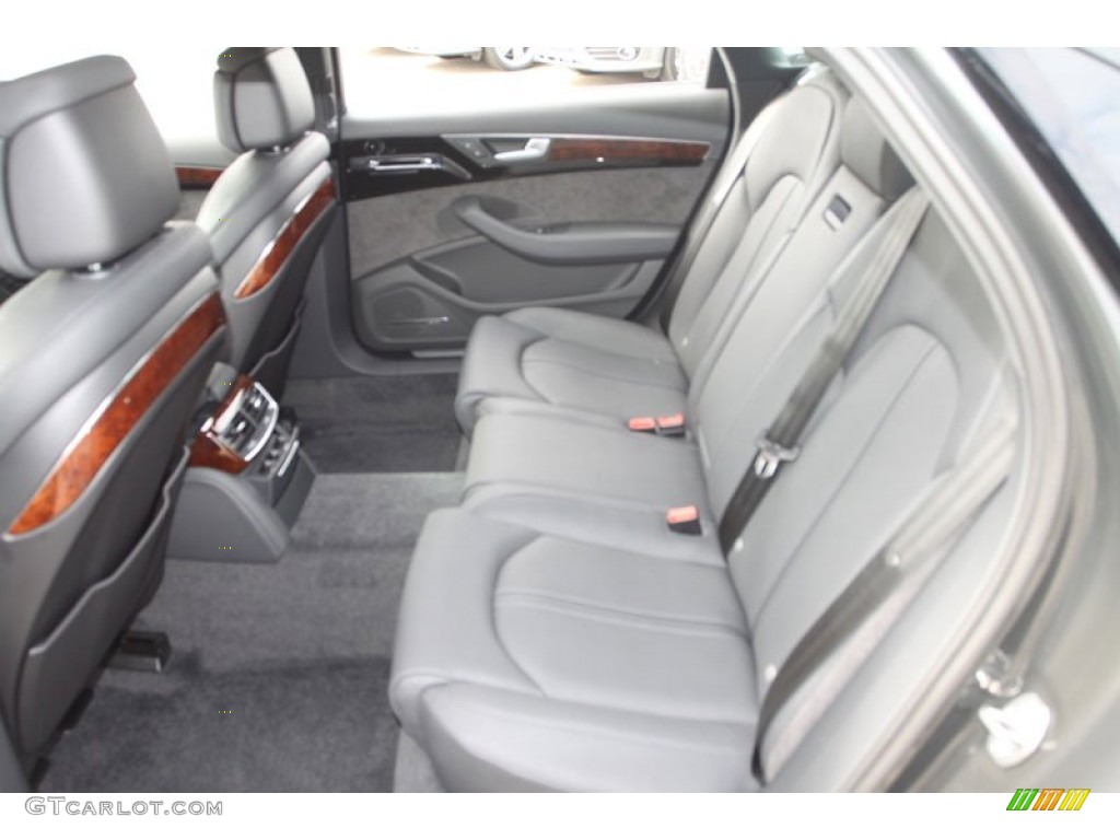 Black Interior 2013 Audi A8 L 4.0T quattro Photo #71946724