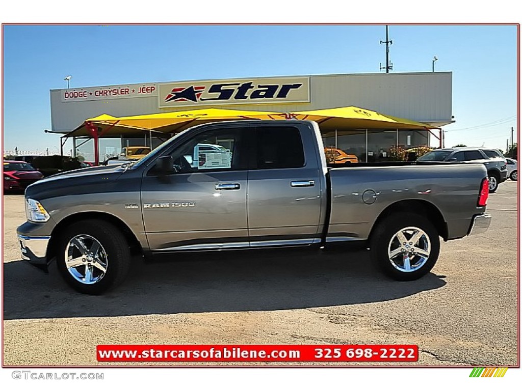 2012 Ram 1500 Lone Star Quad Cab - Mineral Gray Metallic / Dark Slate Gray/Medium Graystone photo #2