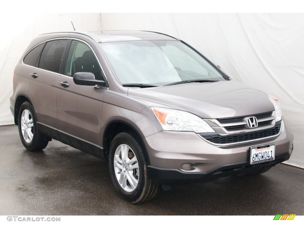 2010 CR-V EX - Urban Titanium Metallic / Black photo #6