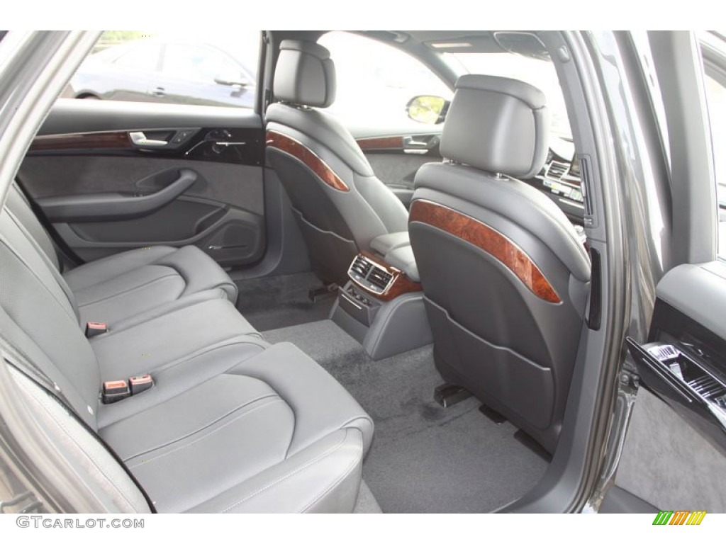 Black Interior 2013 Audi A8 L 4.0T quattro Photo #71946886