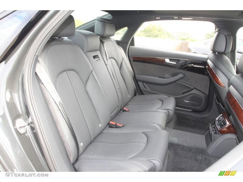 Black Interior 2013 Audi A8 L 4.0T quattro Photo #71946910