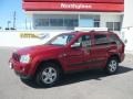 2005 Inferno Red Crystal Pearl Jeep Grand Cherokee Laredo 4x4  photo #1