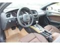 2013 Audi A4 Chestnut Brown Interior Prime Interior Photo