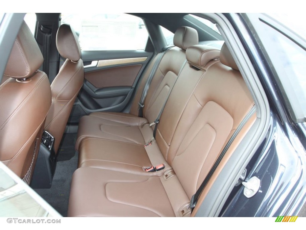 Chestnut Brown Interior 2013 Audi A4 2.0T quattro Sedan Photo #71948299