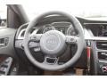 2013 Audi A4 Chestnut Brown Interior Steering Wheel Photo
