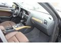 2013 Audi A4 Chestnut Brown Interior Dashboard Photo