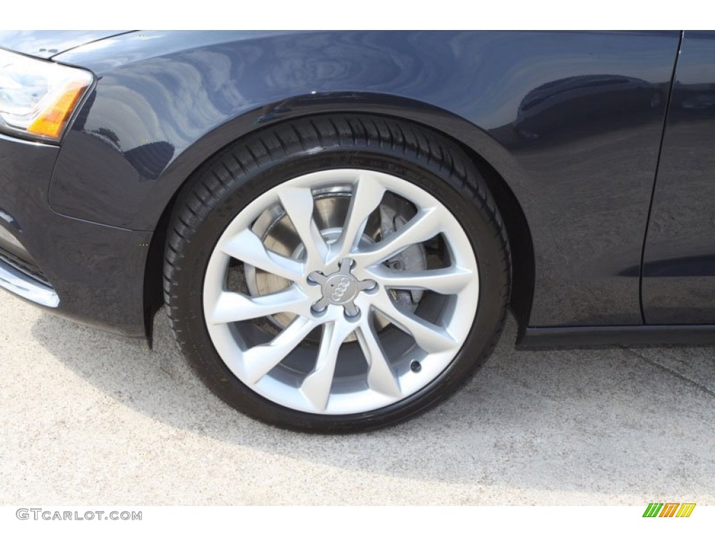 2013 A5 2.0T quattro Coupe - Moonlight Blue Metallic / Titanium Grey/Steel Grey photo #4
