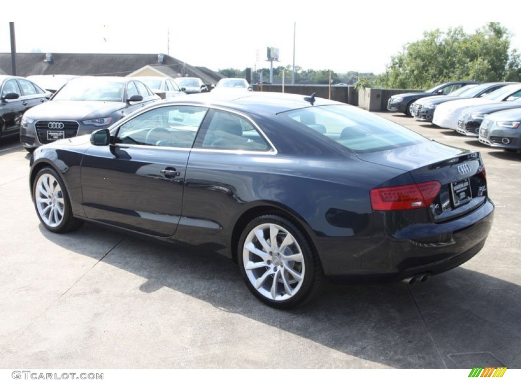 2013 A5 2.0T quattro Coupe - Moonlight Blue Metallic / Titanium Grey/Steel Grey photo #6