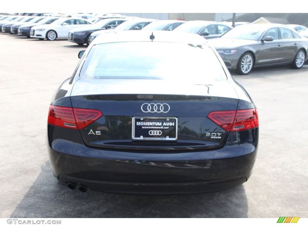 2013 A5 2.0T quattro Coupe - Moonlight Blue Metallic / Titanium Grey/Steel Grey photo #7