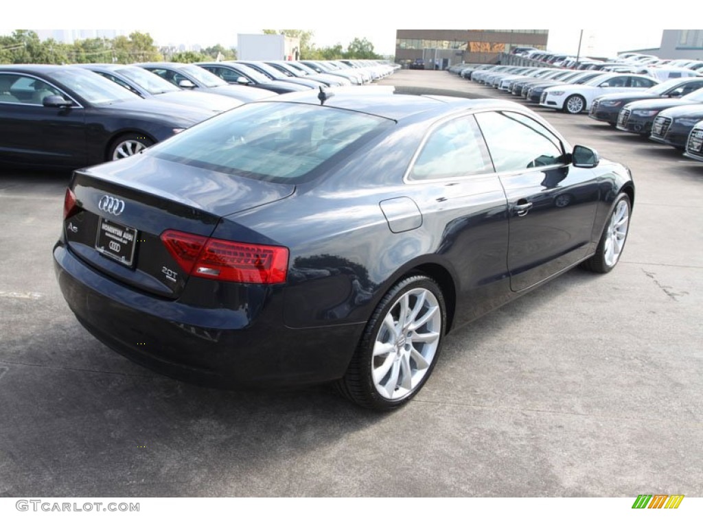 2013 A5 2.0T quattro Coupe - Moonlight Blue Metallic / Titanium Grey/Steel Grey photo #8