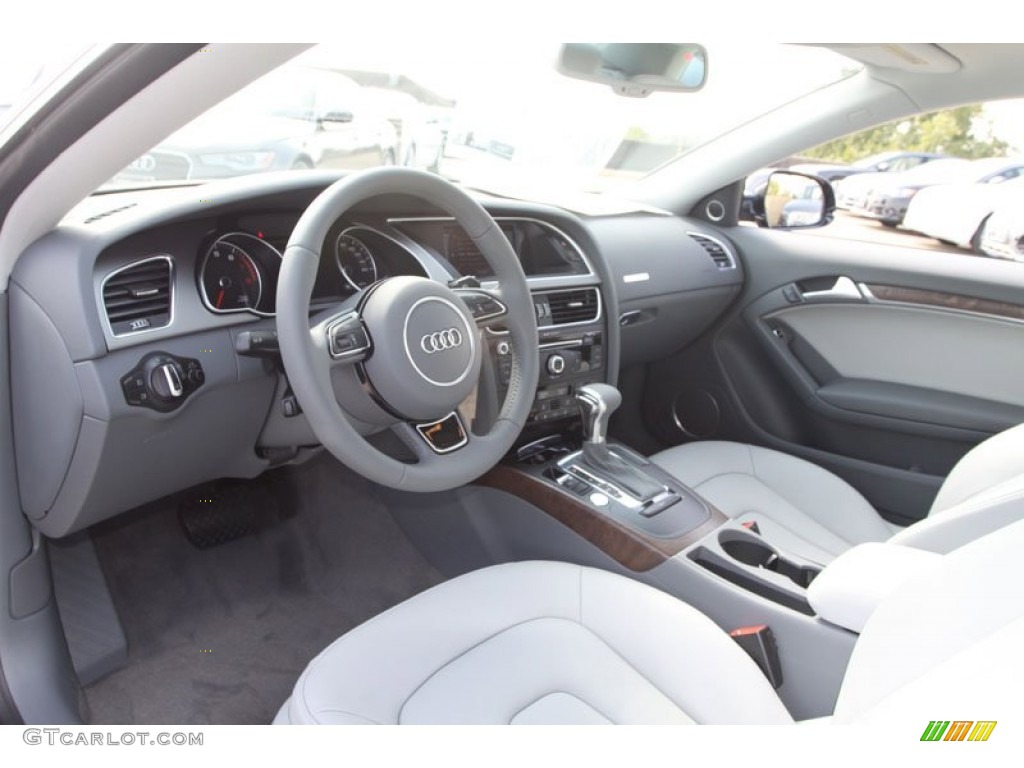 2013 A5 2.0T quattro Coupe - Moonlight Blue Metallic / Titanium Grey/Steel Grey photo #12