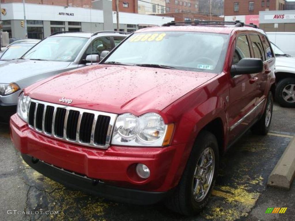 2005 Grand Cherokee Limited 4x4 - Inferno Red Crystal Pearl / Medium Slate Gray photo #1