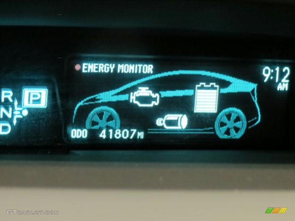 2010 Prius Hybrid II - Classic Silver Metallic / Misty Gray photo #13