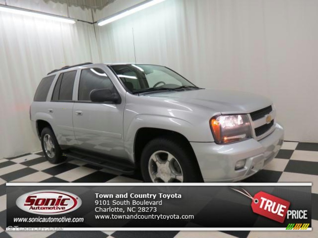 2009 TrailBlazer LT 4x4 - Silver Ice Metallic / Ebony photo #1