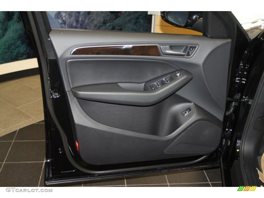 2013 Audi Q5 2.0 TFSI quattro Black Door Panel Photo #71952753